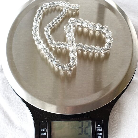 Two 1960s Vintage Crystal Necklaces 17"-19" - Picture 8 of 16